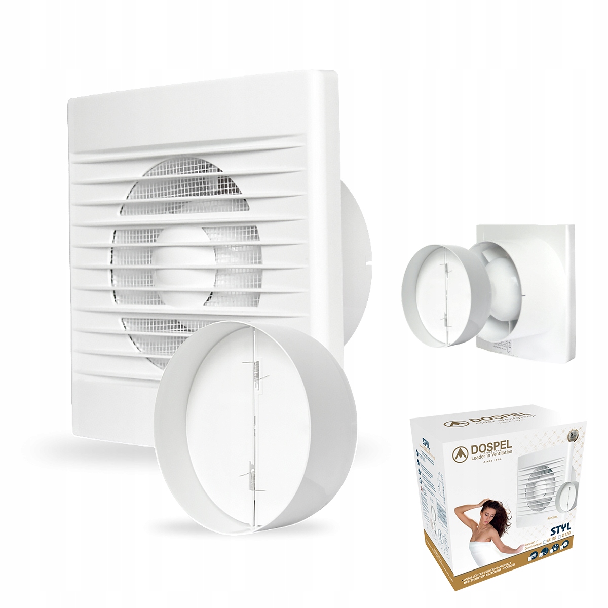 Dospel 007-0001P ventilátor do kúpeľne 100 mm